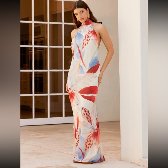 Peppermayo California Maxi Dress - Deep Sea Bloom NWT - Picture 3 of 5